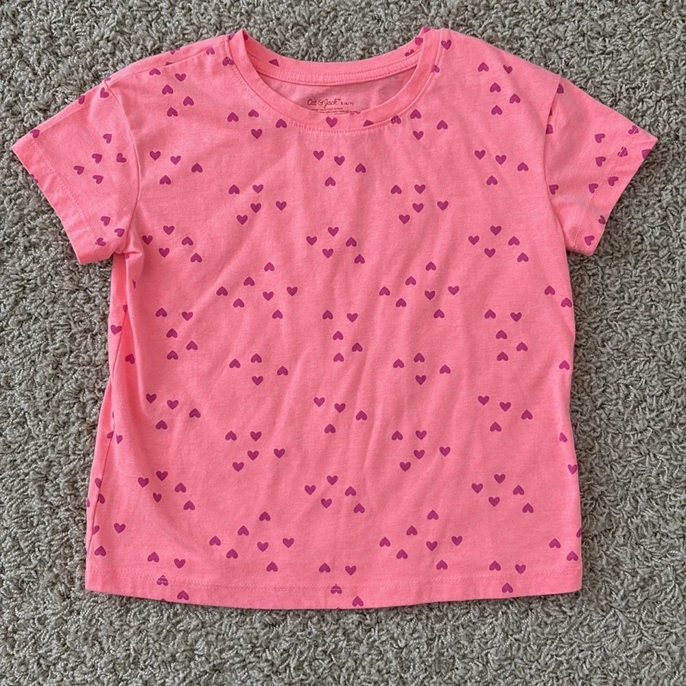 Cat & Jack | Girls Heart Shirt Bundle - Picture 9 of 11